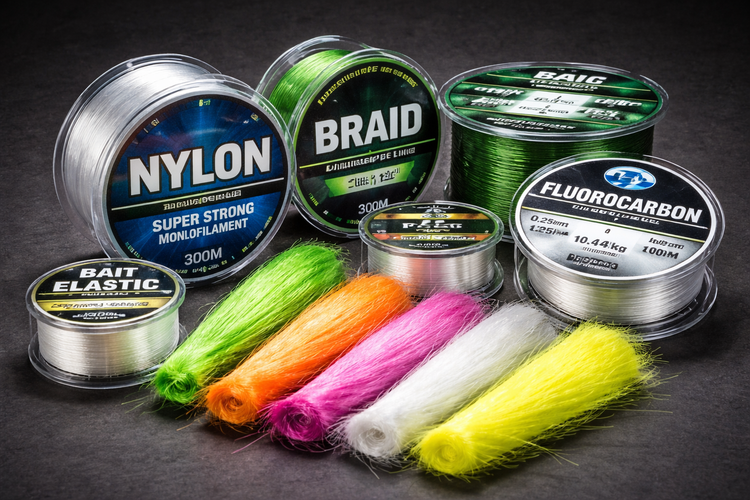 Monofilamentos, Trenzados, Fluorocarbono y Fibras